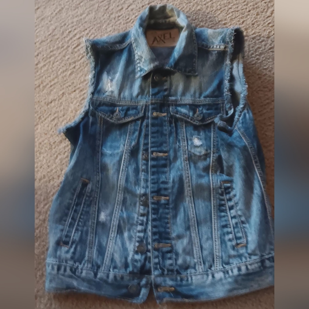 Men Axel Denim vest